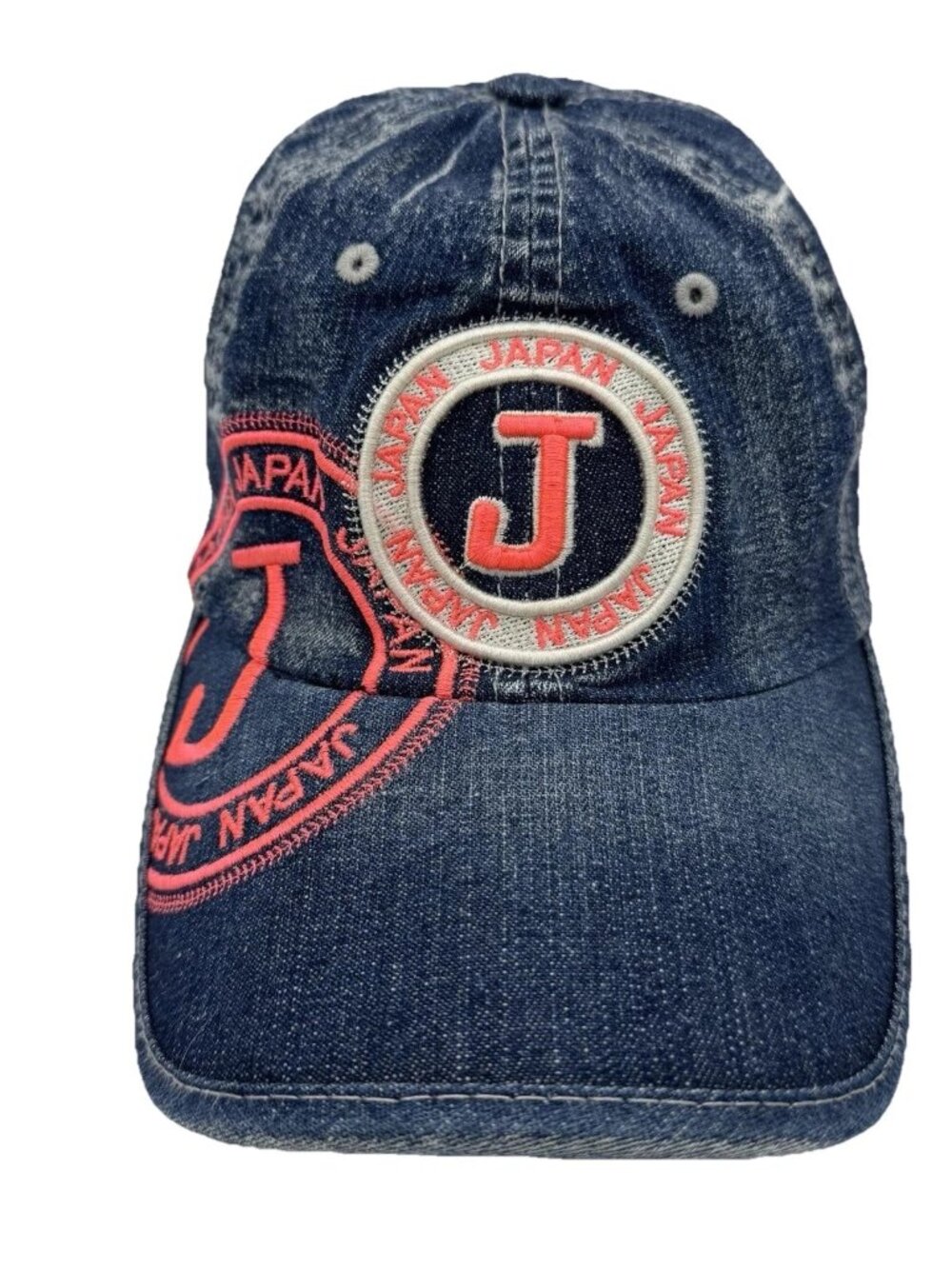 Robin Ruth Japan Denim Distressed Cap Adjustable Washed Travel Souvenir